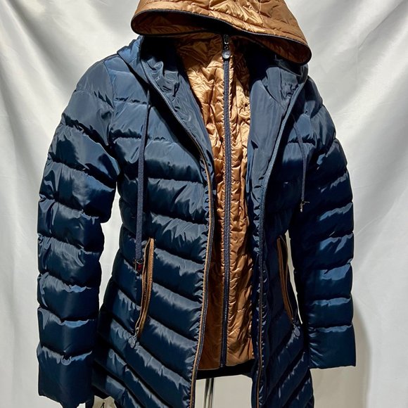 NEW Duck Down Flash Geo Super Warm Winter Coat & Puffer Jacket Plus Size - Picture 8 of 16